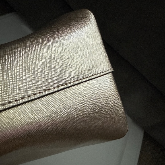 Kate Spade Medium Dome Satchel metallic gold purse - Picture 5 of 5